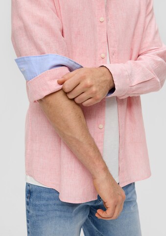 s.Oliver Regular fit Overhemd in Roze