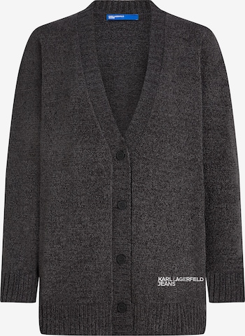 pilka KARL LAGERFELD JEANS Kardiganas: priekis