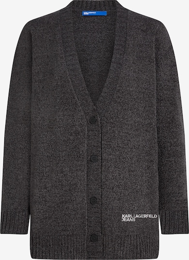 Kardiganas iš KARL LAGERFELD JEANS, spalva – tamsiai pilka, Prekių apžvalga