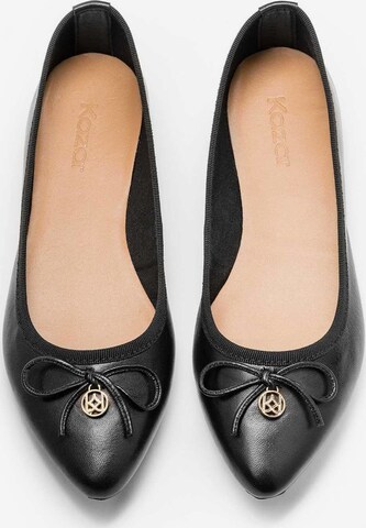 Kazar Ballet Flats in Black