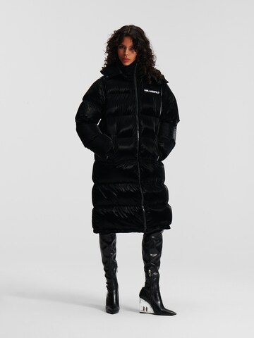 Karl Lagerfeld Wintermantel in Schwarz