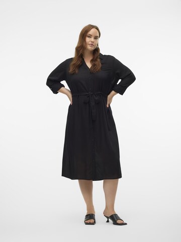Vero Moda Curve Blusekjole 'BUMPY' i sort