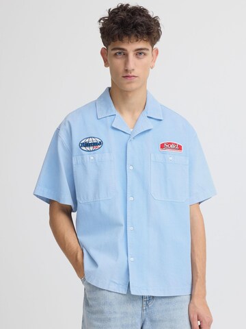 !Solid - Comfort Fit Camisa ' SDBoone ' em azul