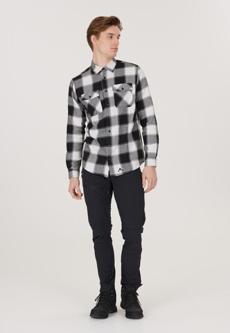 Whistler Regular fit Athletic button up shirt 'Caspar' in Black