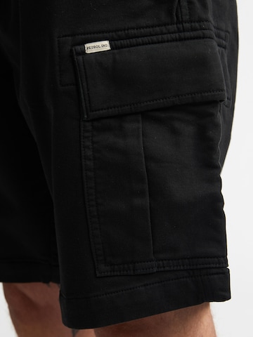 Petrol Industries - regular Pantalón cargo en negro