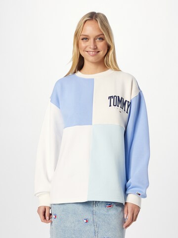 Tommy Jeans Sweatshirt in Blue: front