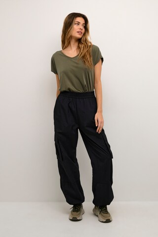 Kaffe Loose fit Cargo trousers 'Marie' in Black