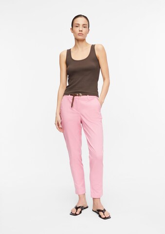 Regular Pantalon COMMA en rose