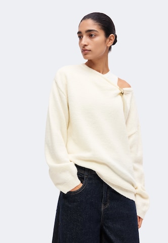 Pullover extra large 'Alexis' di ABOUT YOU in beige