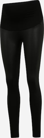 LOVE2WAIT Skinny Leggings in Black: front