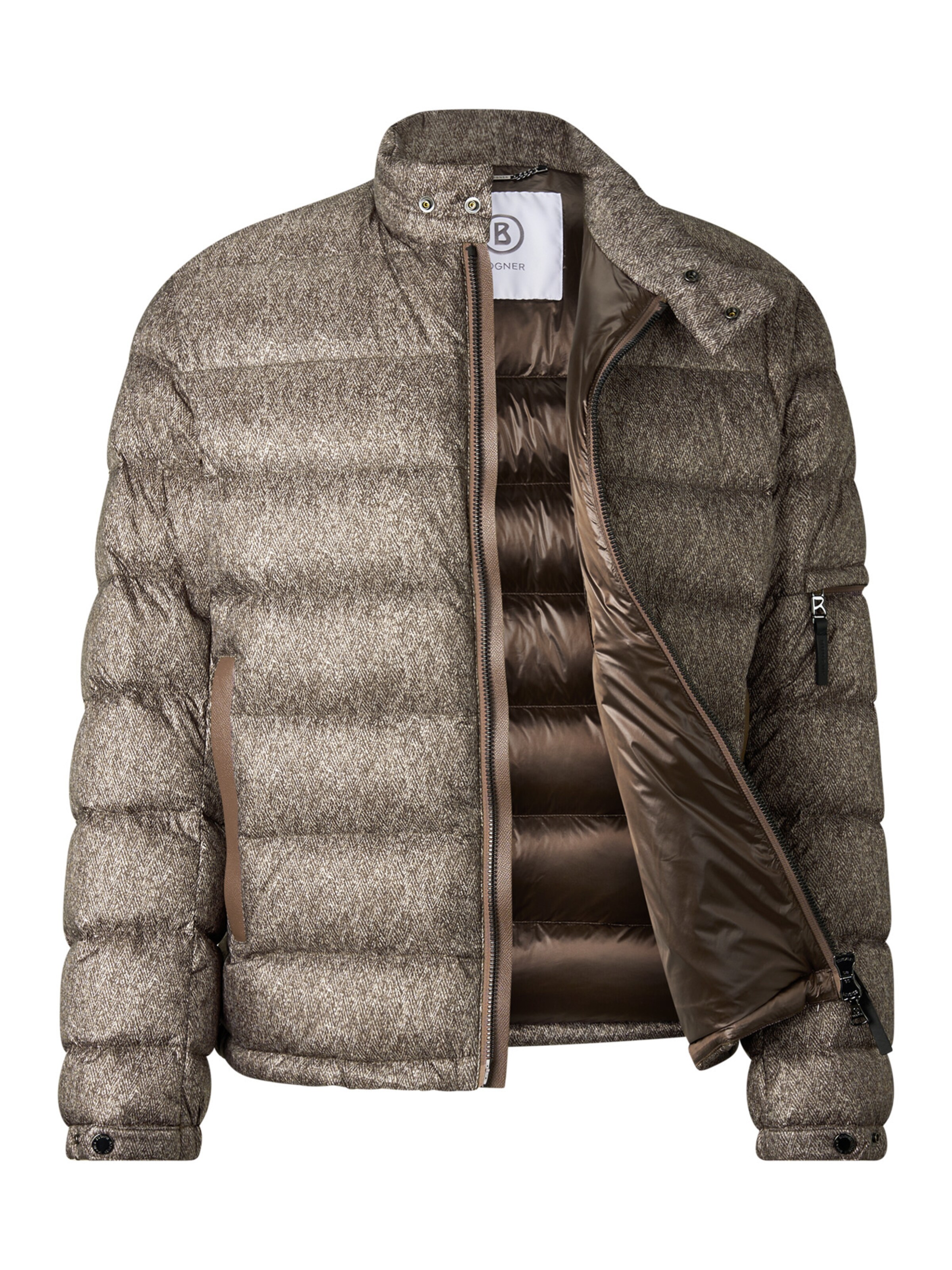 BOGNER Winter Jacket 'Hugh' in Brown