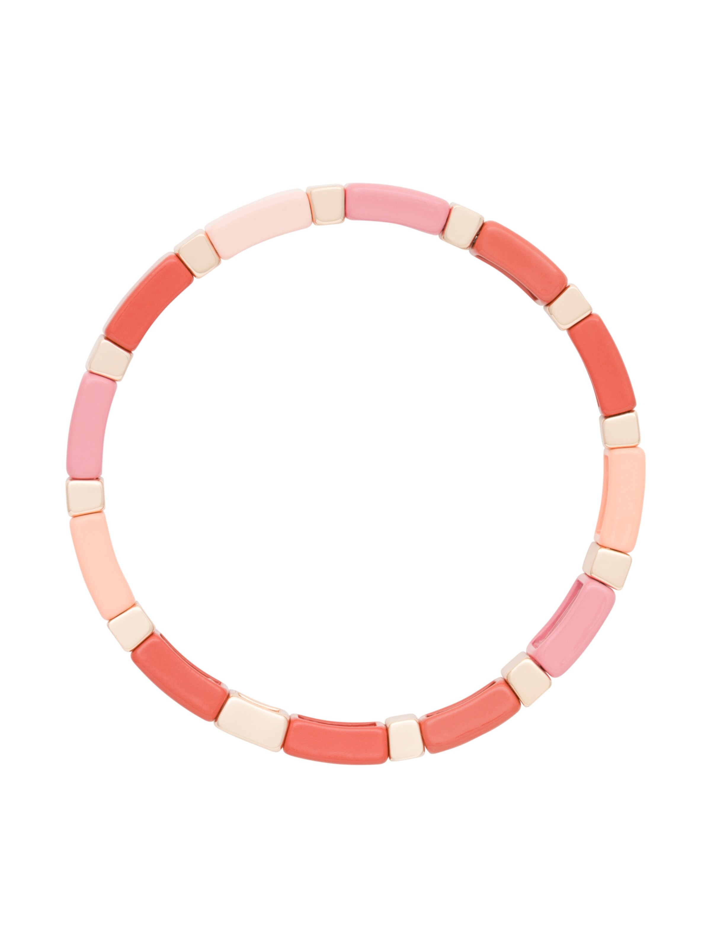 A&C Oslo – Nordic Design Jewellery Bracelet 'Enamel Tiles' in Mixed colours: front