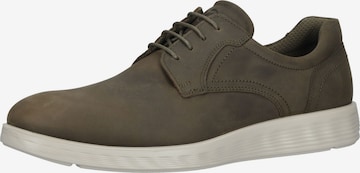 ECCO Lace-Up Shoes in Green: front