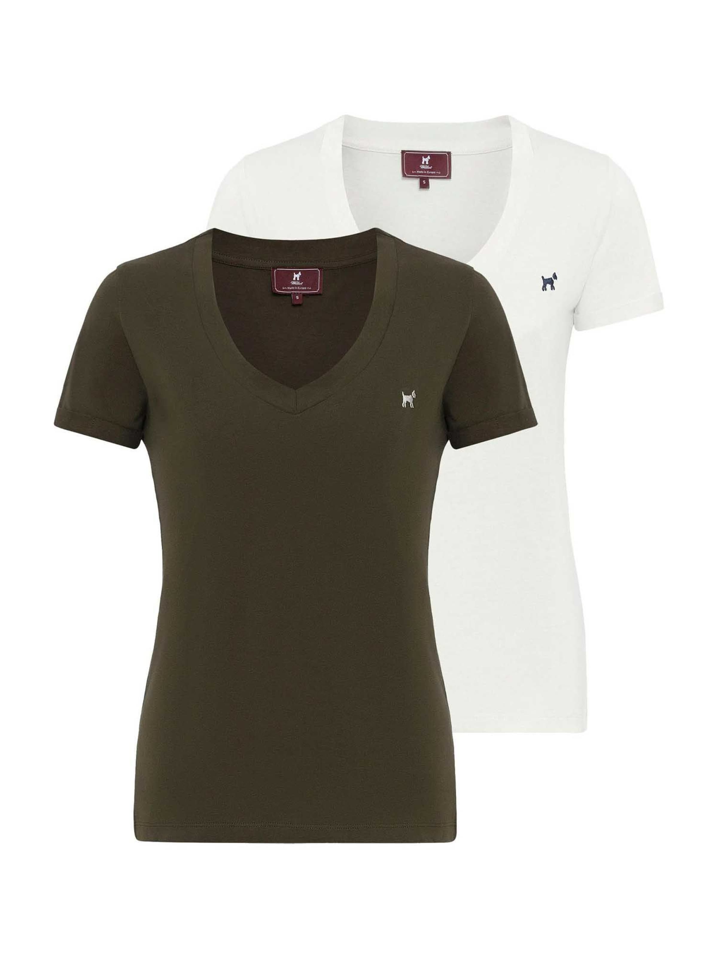 Williot T-Shirt in Grün: Vorderseite