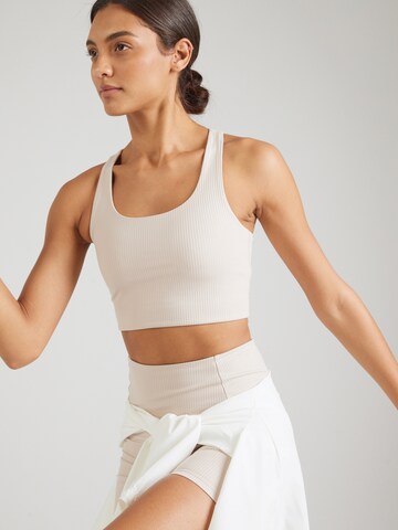 Bustino Reggiseno sportivo 'PALOMA' di Girlfriend Collective in marrone: frontale