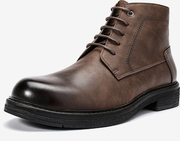 ALLTHEMEN Chukka Boots 'Zeit' in Brown: front