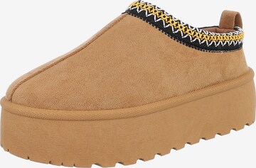 Ital-Design Mules in Brown: front