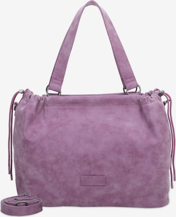 Fritzi aus Preußen Shoulder Bag 'Poppi' in Purple: front