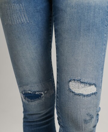 Skinny Jean Superdry en bleu