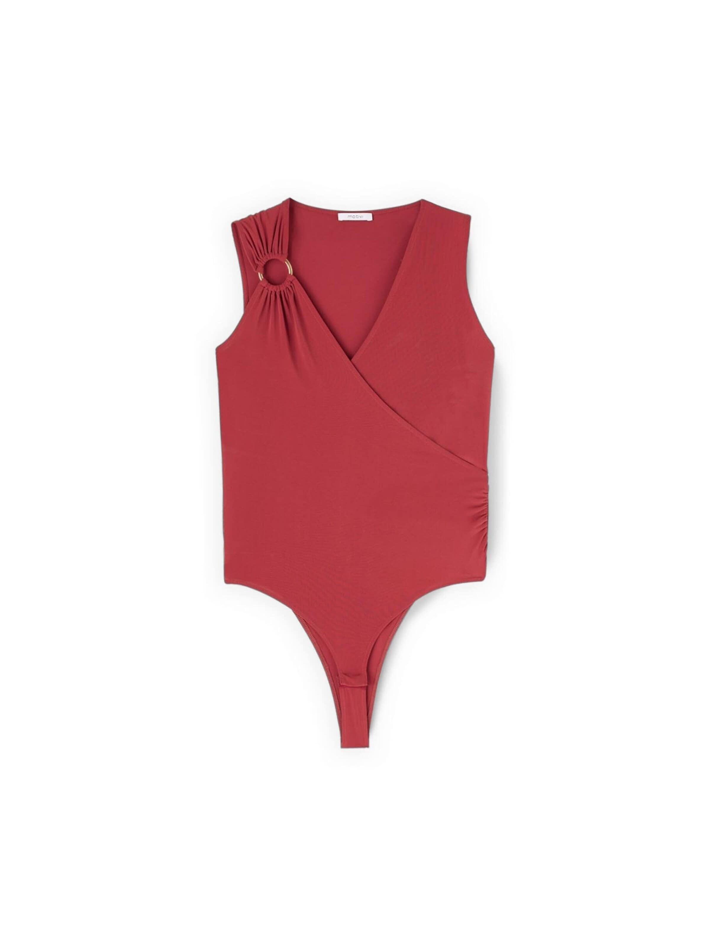 MOTIVI - Body camiseta en rojo: frente