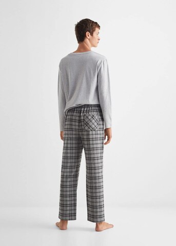 MANGO TEEN Pajamas 'Alpes' in Grey