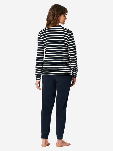 SCHIESSER Pyžamo 'Casual Essentials' – modrá