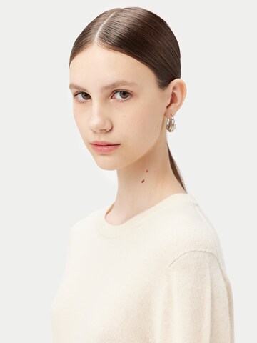 Pullover 'Women's Essential Cashmere Crewneck Sweater' di GOBI Cashmere in bianco