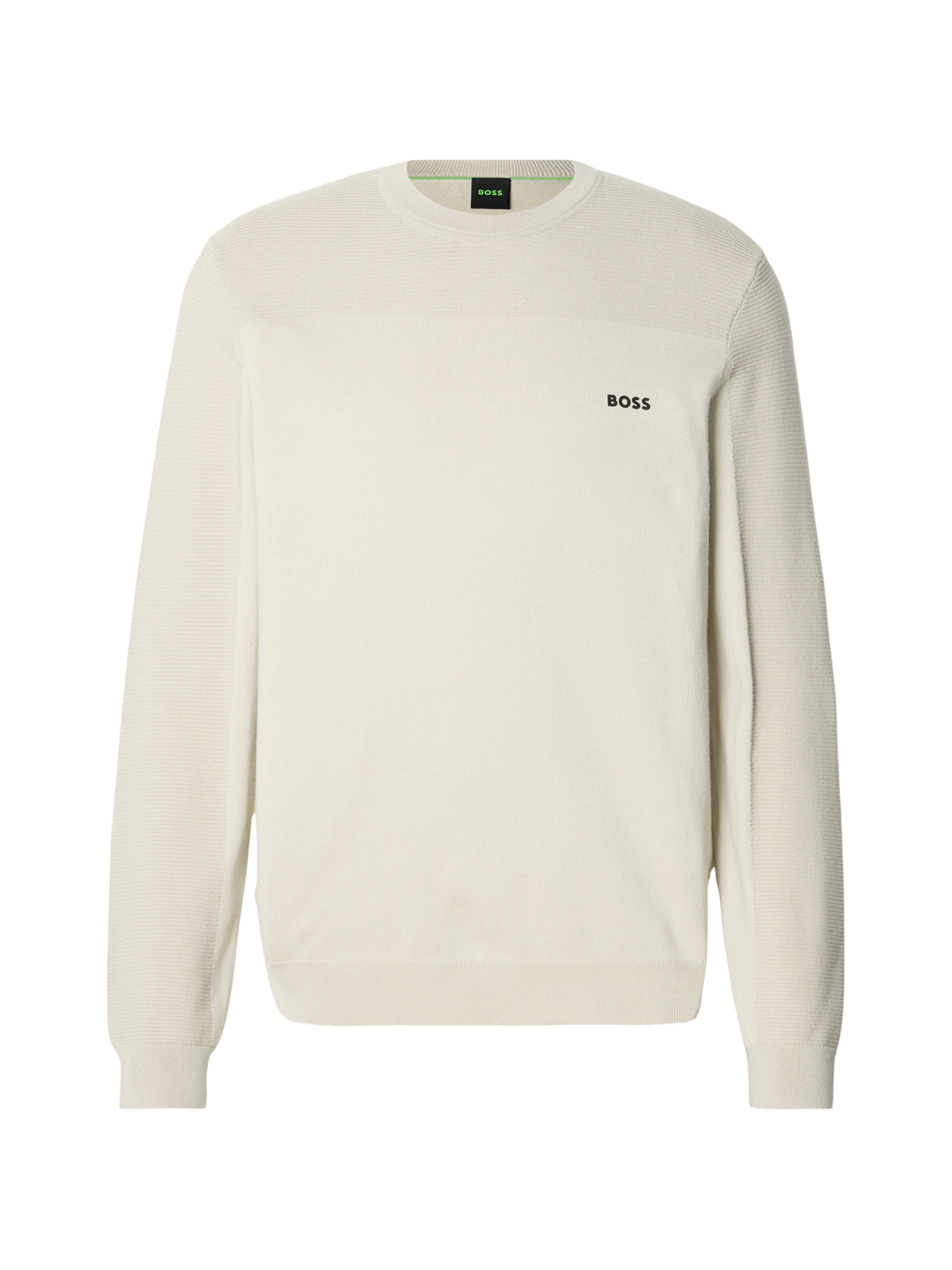 BOSS Свитер 'Momentum-X' в Бежевый: спереди