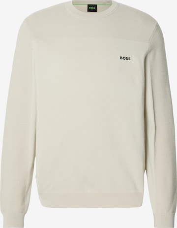Pull-over 'Momentum-X' BOSS en beige : devant