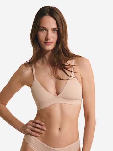 Triangolo Reggiseno 'Pure Soft' di ETAM in beige: frontale