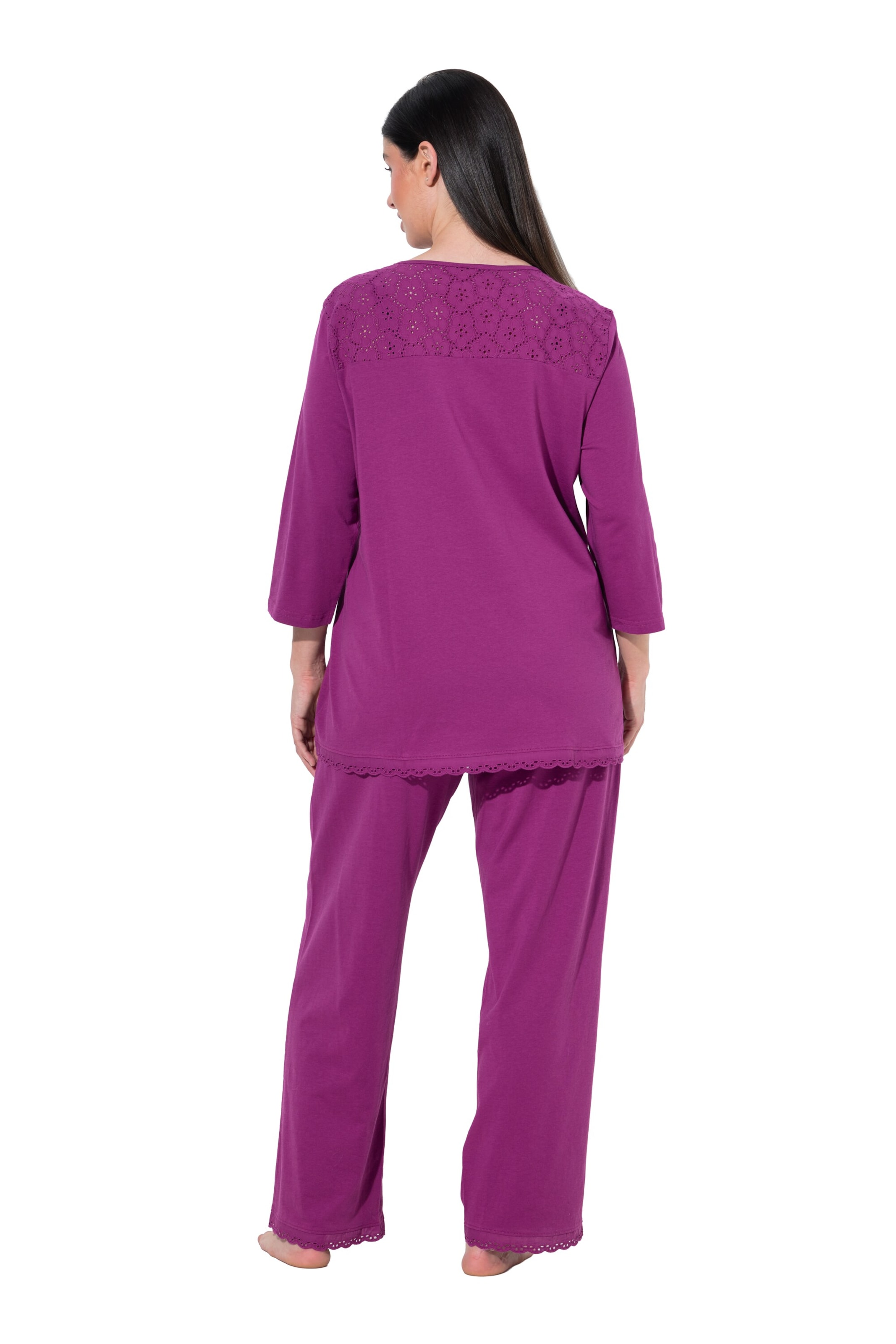 Ulla Popken Pyjama in Lila