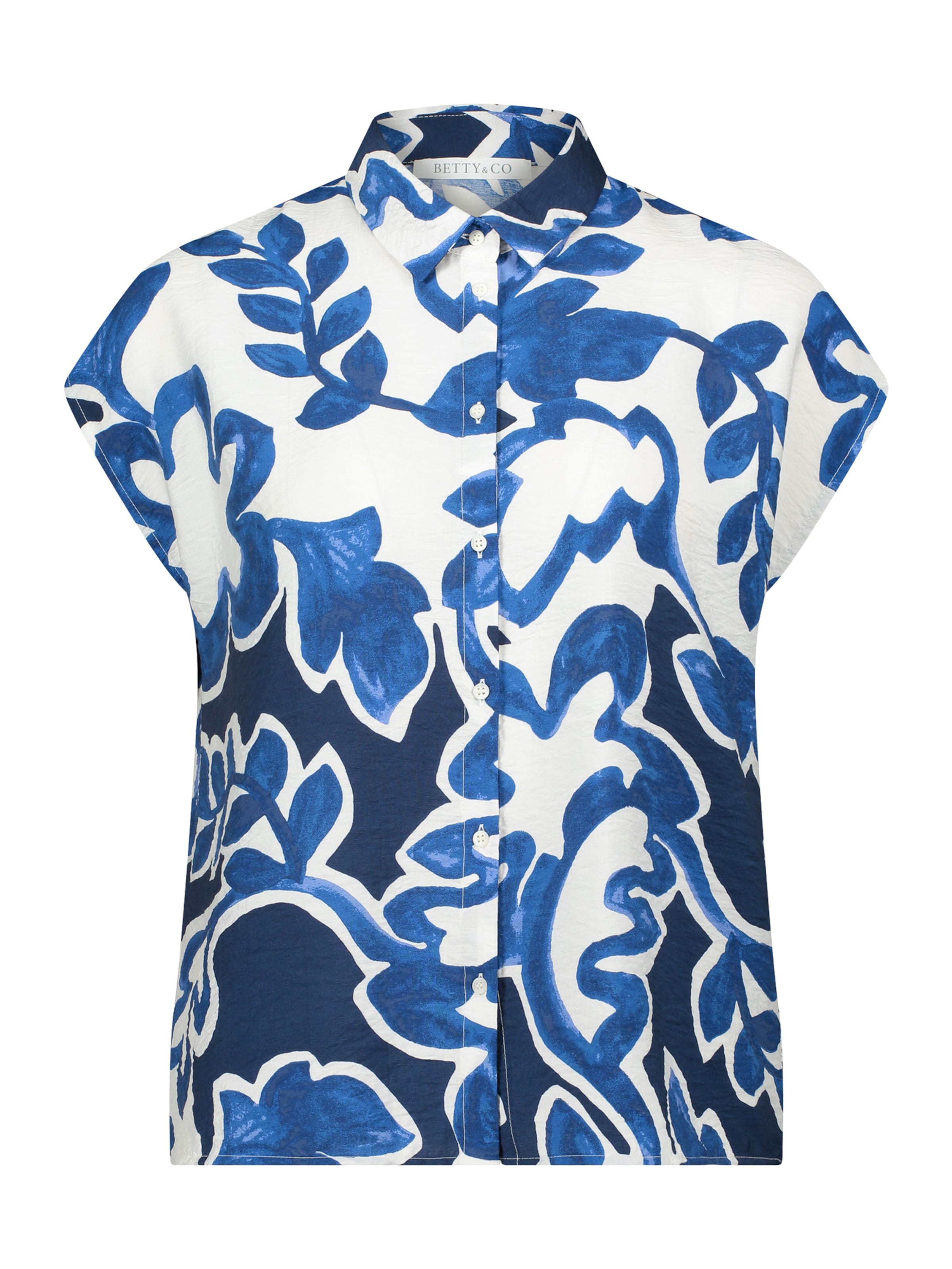 Chemisier Betty & Co en bleu : devant