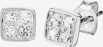 Lucardi Earring in Silver: front