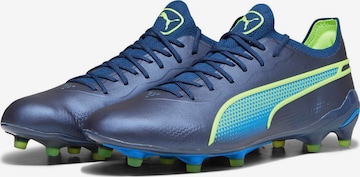 PUMA Soccer Cleats 'King Ultimate' in Blue: front