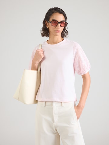 rožinė VERO MODA Marškinėliai 'VMJANNI': priekis