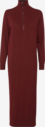 Robes en maille 'SARA' PULZ Jeans en rouge : devant