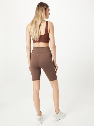 aim'n Skinny Workout Pants in Brown