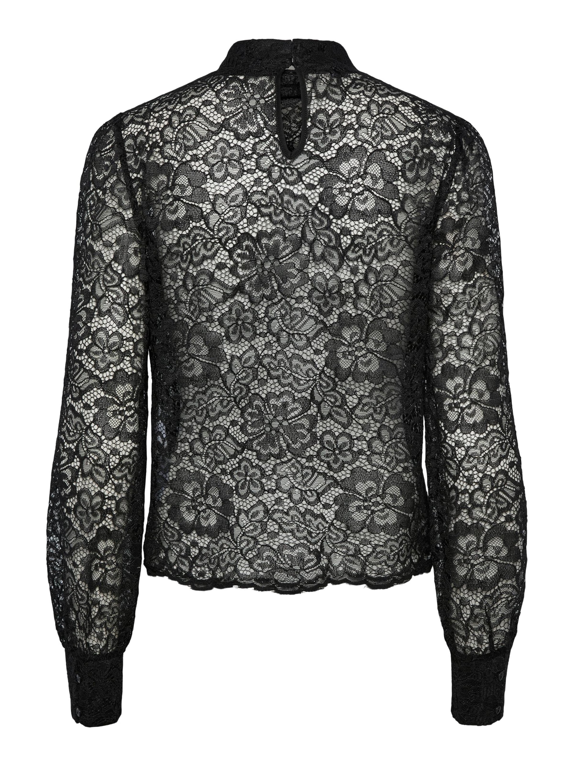 PIECES Blouse 'Marika' in Zwart