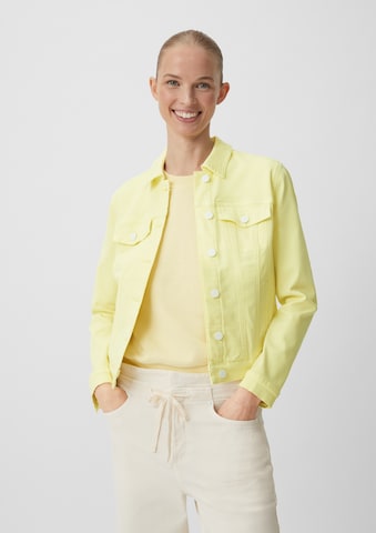 comma casual identity Between-Season Jacket in Yellow: front