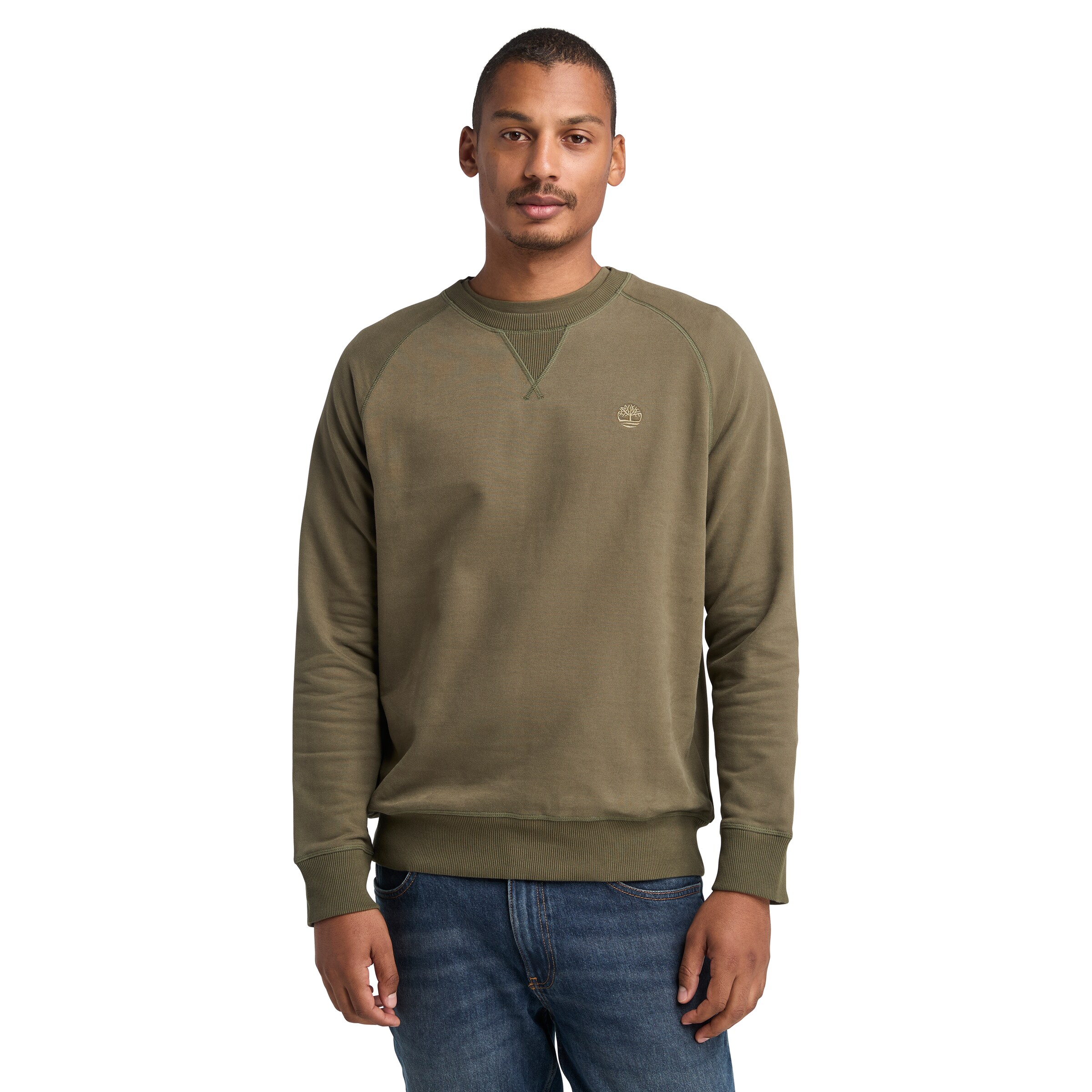 TIMBERLAND Sweatshirt in Grün: Vorderseite