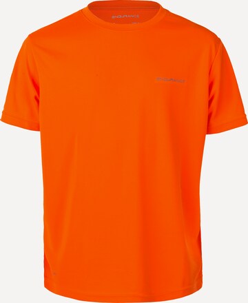 ENDURANCE Performance Shirt 'Vernon' in Orange: front