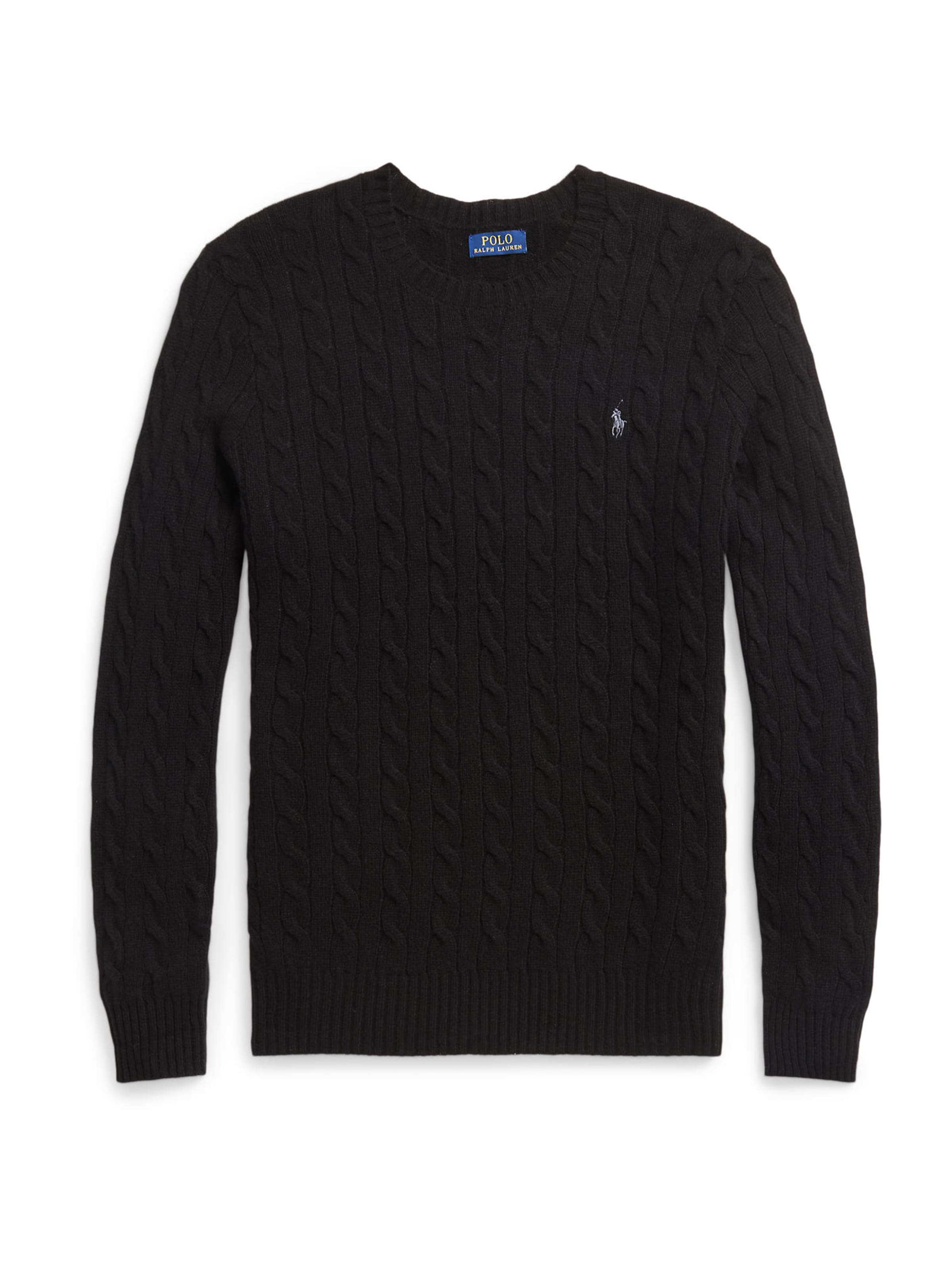 Polo Ralph Lauren Big & Tall Πουλόβερ σε μαύρο: μπροστά