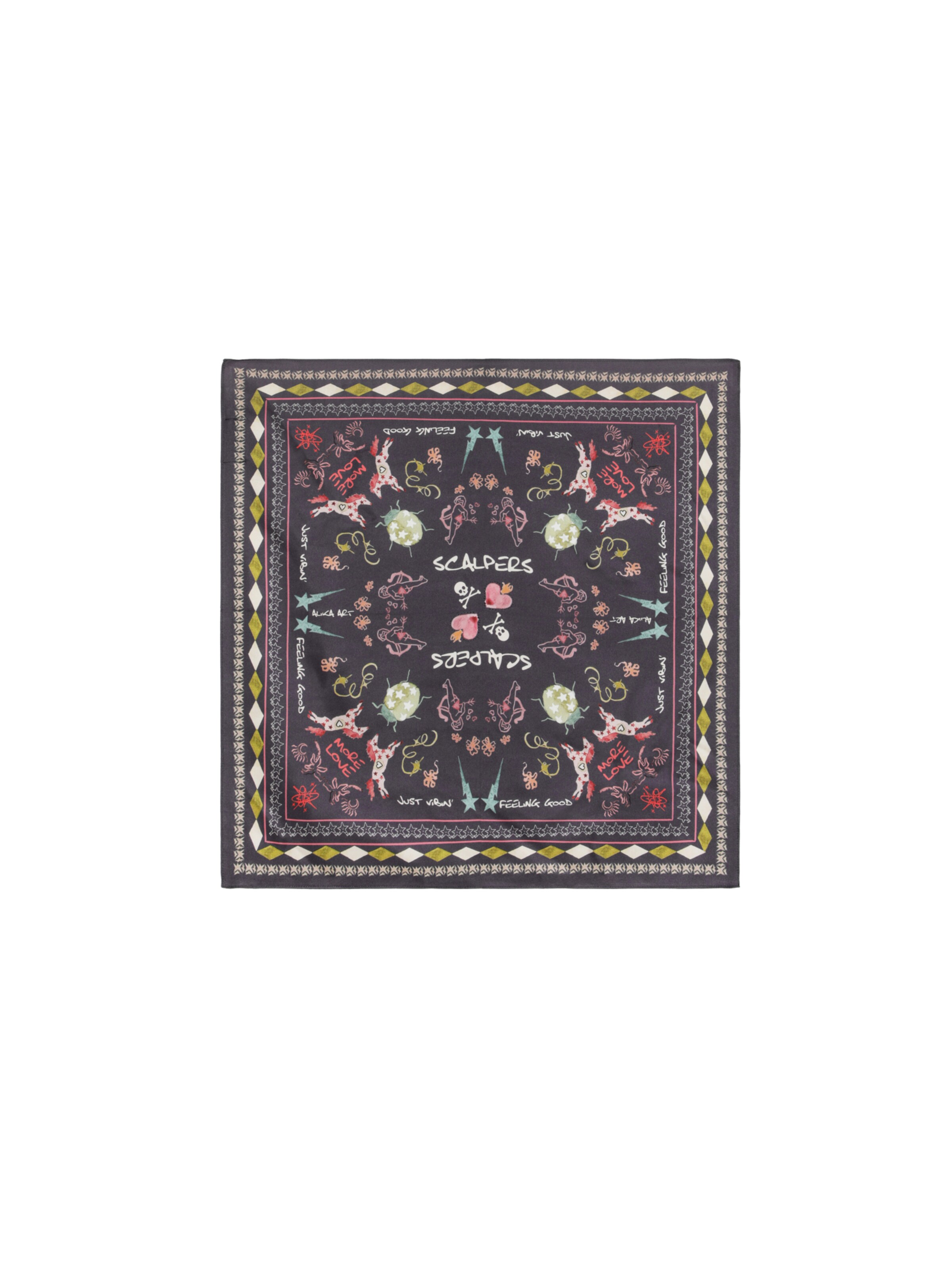 Scalpers Huivi ' ' värissä sininen: etupuoli