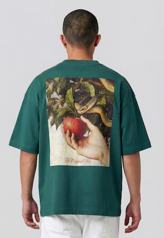 Vertere Berlin Shirt 'The Original Sin' in Green: front