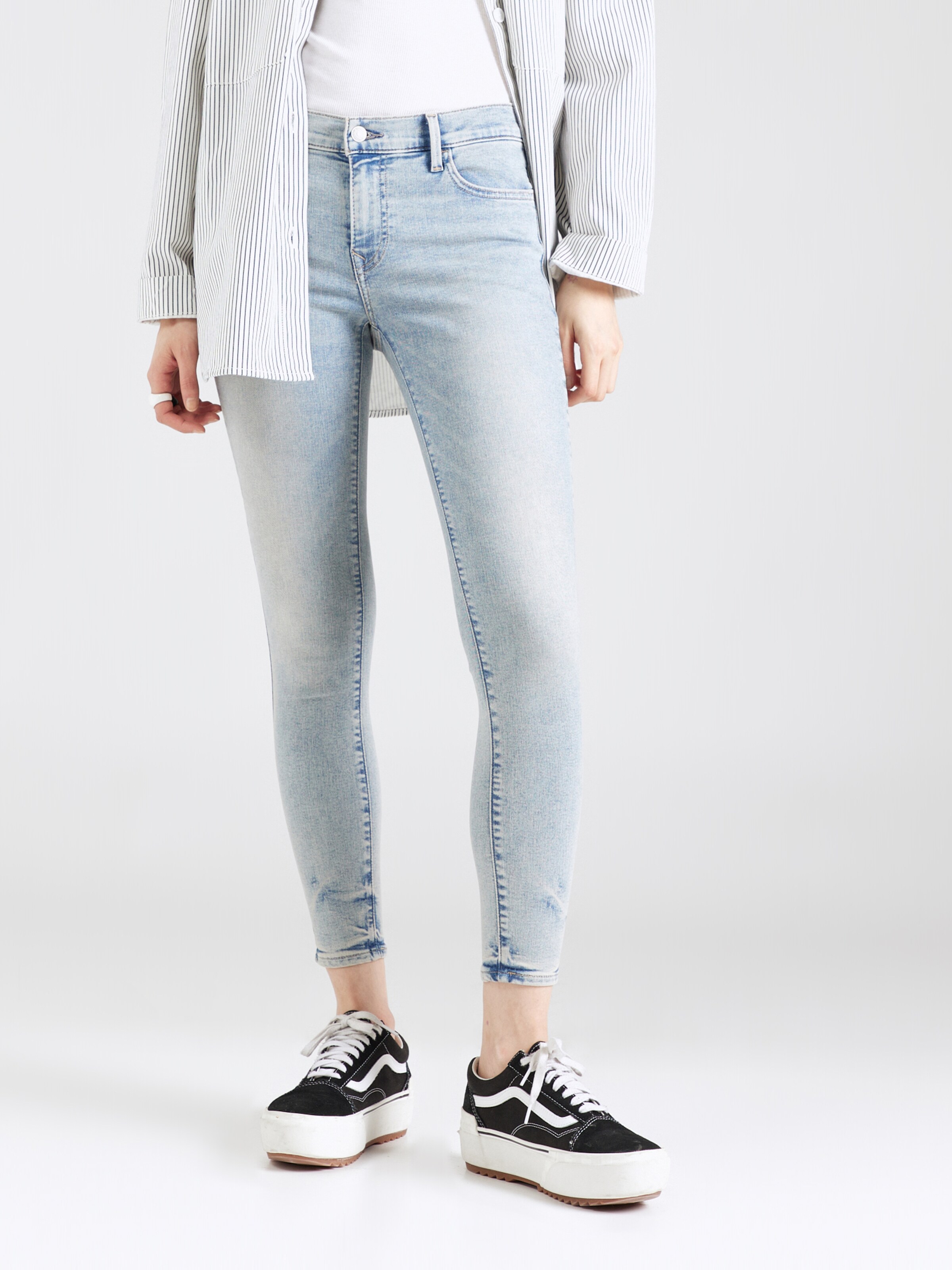 Levi's light blue skinny jeans sales