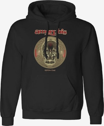 Sweat-shirt 'Queen of Time' Amorphis en noir : devant