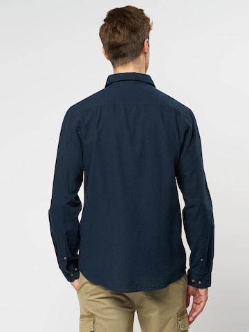 MCS Regular fit Overhemd in Blauw