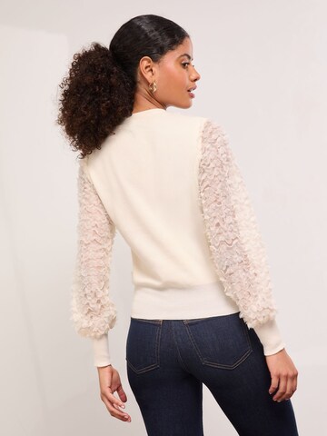 Lipsy - Casaco de malha em branco