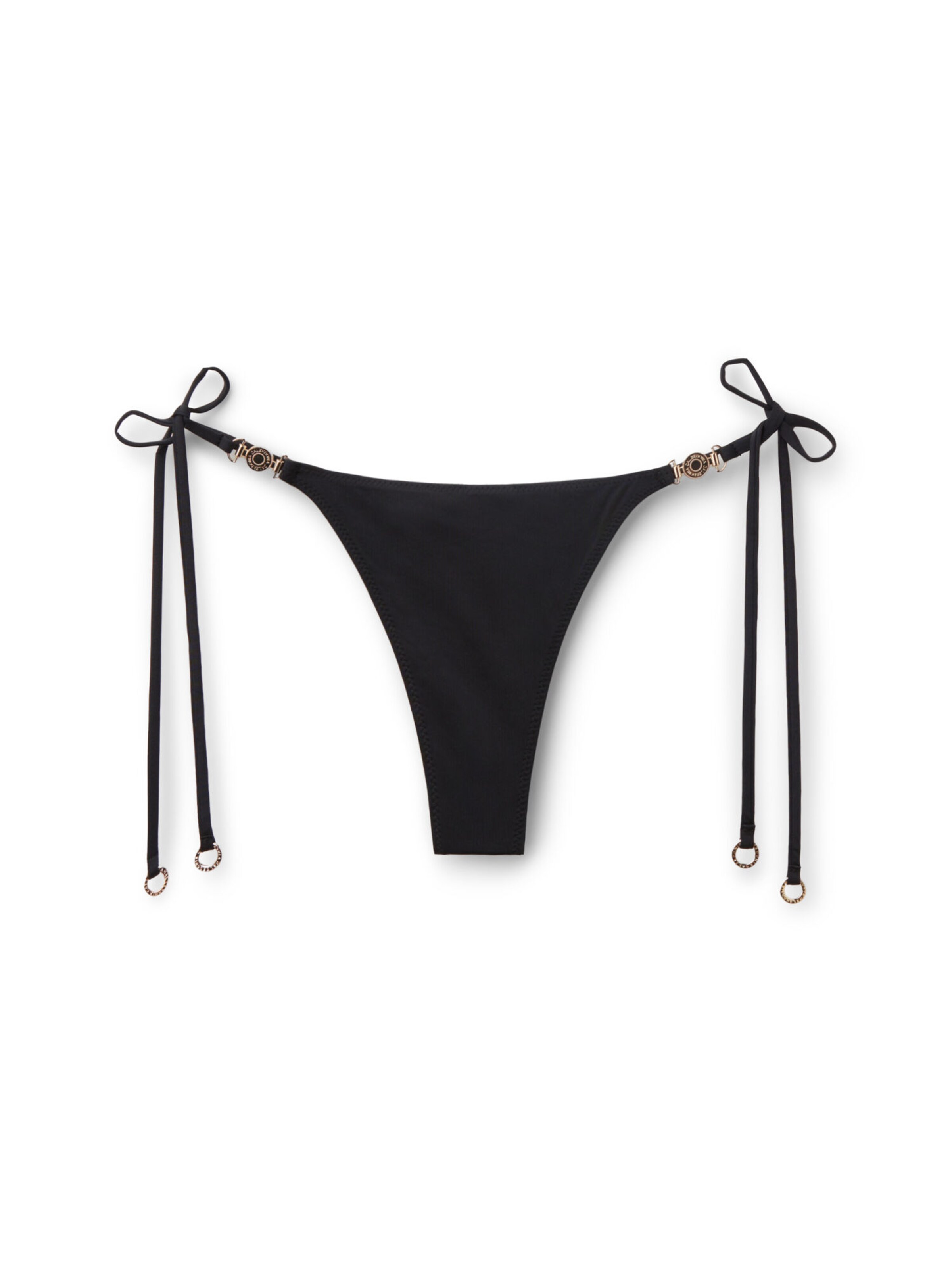 CALZEDONIA Bikini Bottoms in Black: front