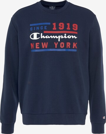 Champion Authentic Athletic Apparel Sweatshirt 'CHAMPION' in Blue: front